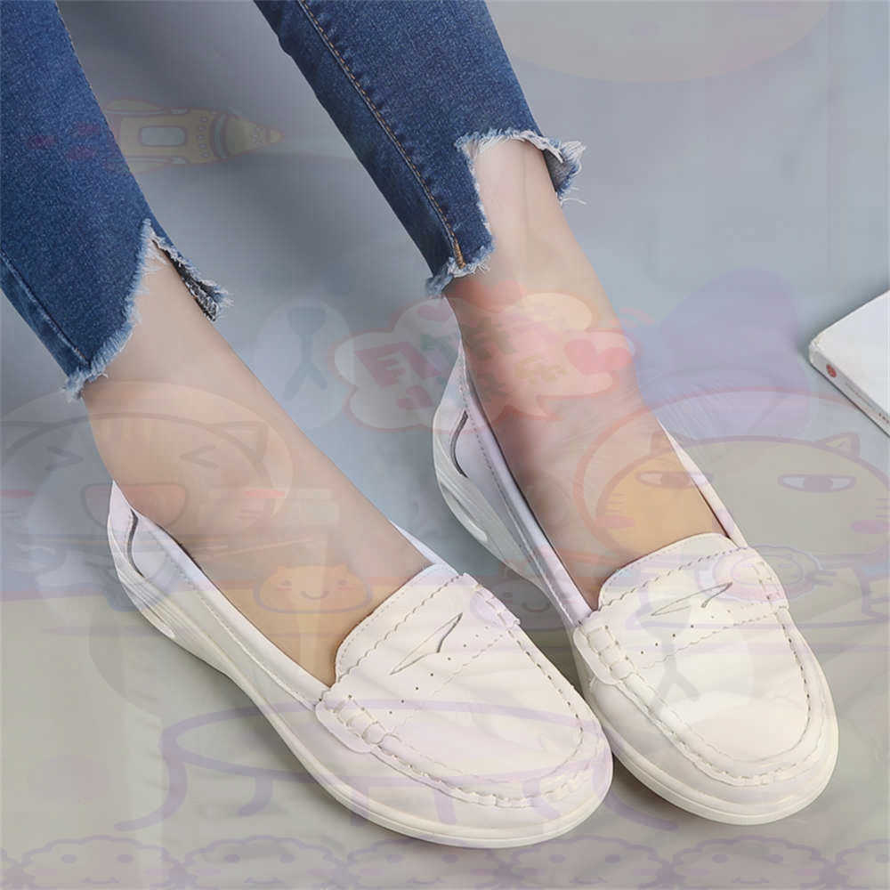 Tech Office Wear Women - Weiche Slip-on Damen Große Größe Schuhe