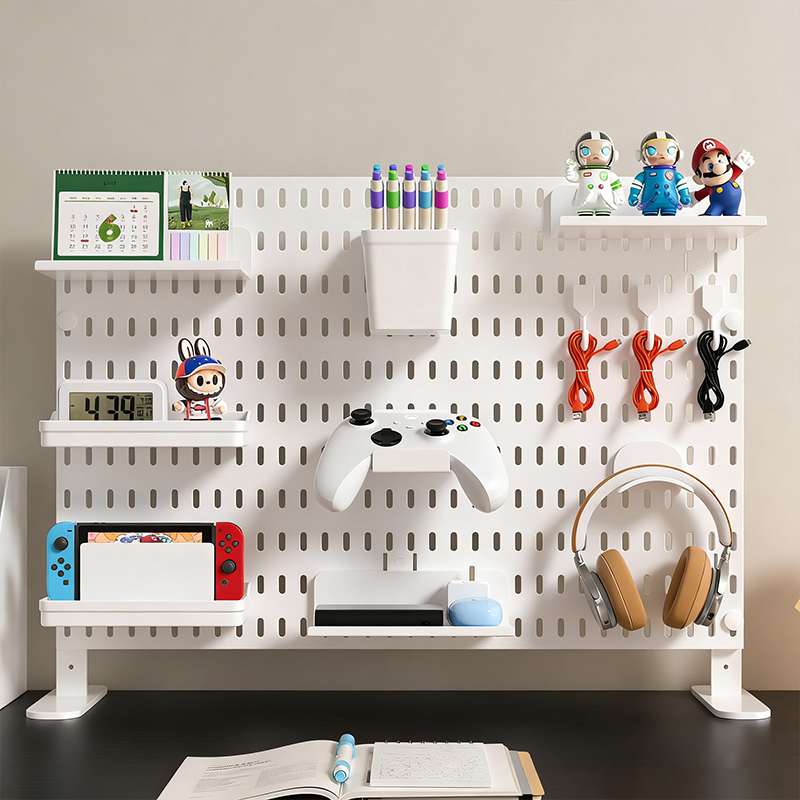 Office Tech Supply - Desktop-Lochplatten-Organizer – Stand- oder Klemmhalterung für