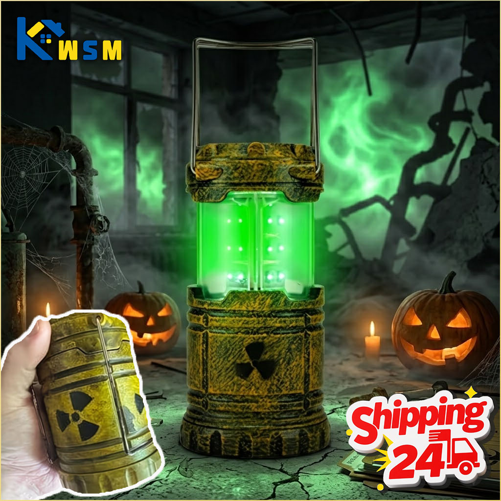 Office Tech And Gadgets - 1-10 Stück Mini-Nuklear-Leuchtlaternen für Halloween, Camping,