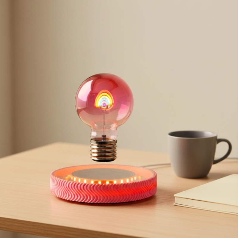 Schwebende Kabellose LED-Glühb – Office Tech For Home Bewertung und Preis